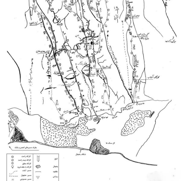 کروکی مسیرهای سنگنوردی